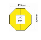 Kolombescherming von polyethyleen 150x150mm