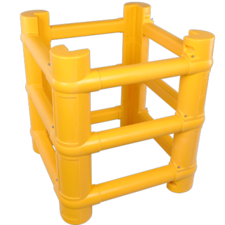 Protection pilier polyéthylène modulaire 200 à 700 mm