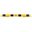 SalesBridges Collision protection crossbar galvanized and powder coated in yellow-black 1200mm