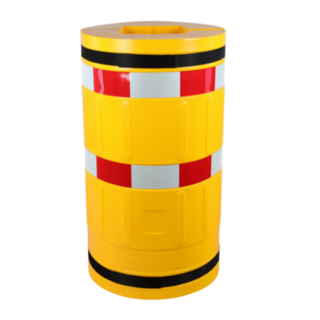 Polyethylene column protection Easy fix Ø 620 mm Round model, core 210 x 210 mm