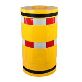 Protection poteau polyéthylène Easy fix  Ø 620 mm Modèle rond, âme 260 x  260 mm