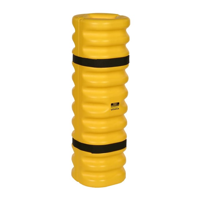 V-förmiger Säulenschutz aus Polyethylen 330 x 330 x 1067 mm für Säulen 10–15 cm