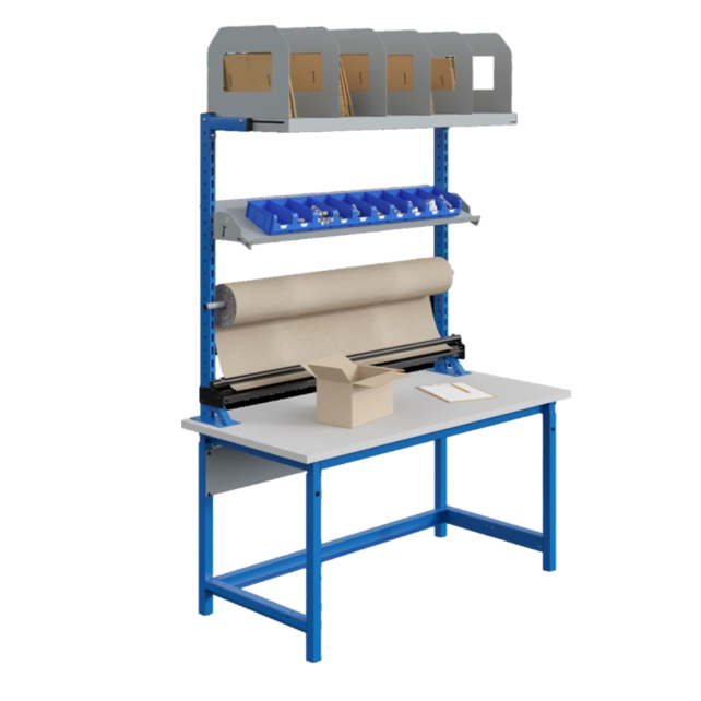 Table d’Emballage pour Entrepôt – Établi Robuste et Fonctionnel pour Usage Professionnel Table d’Emballage pour Entrepôt – Établi Robuste et Fonctionnel pour Usage Professionnel