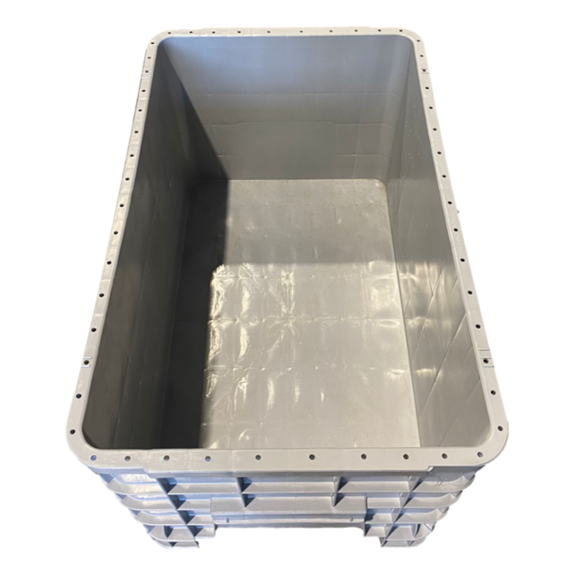 Grote kunststof bak met 4 poten  - big box