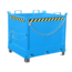 Bauer Chip Container 2000L with Lifting Eyes Hinged FB-model Bottom Tipper Container for Forklift and Crane