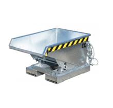 Chip Container Galvanized EXPM 225L Mini Tipper Container with Rollover System