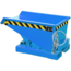 SalesBridges Kantelbak EXPM 275L Mini Kiepbak met afrolsysteem voor heftruck