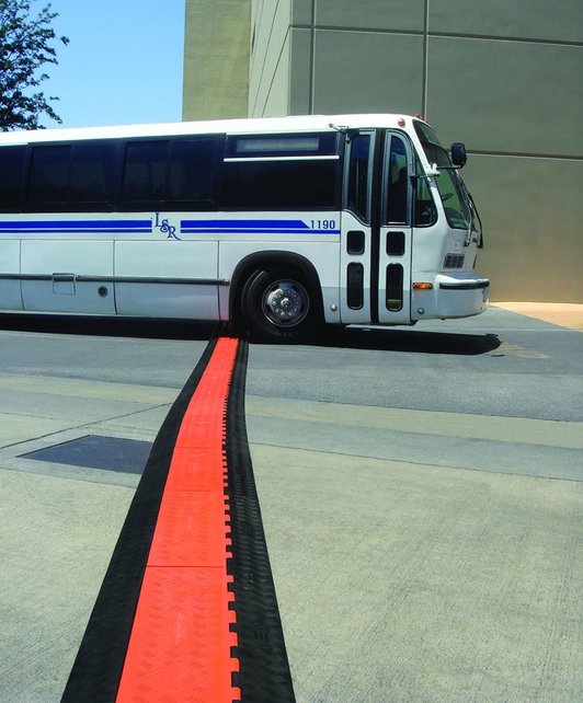 Cable Bridge with Cover  5 tunnels Ø 33 mm cable protection   GUARD-DOG Cable Bridge with Cover  5 tunnels Ø 33 mm cable protection   GUARD-DOG