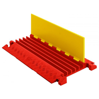 Pont à câbles avec couvercle 5 tunnels Ø 34 mm protection de câble  Linebacker Heavy-Duty