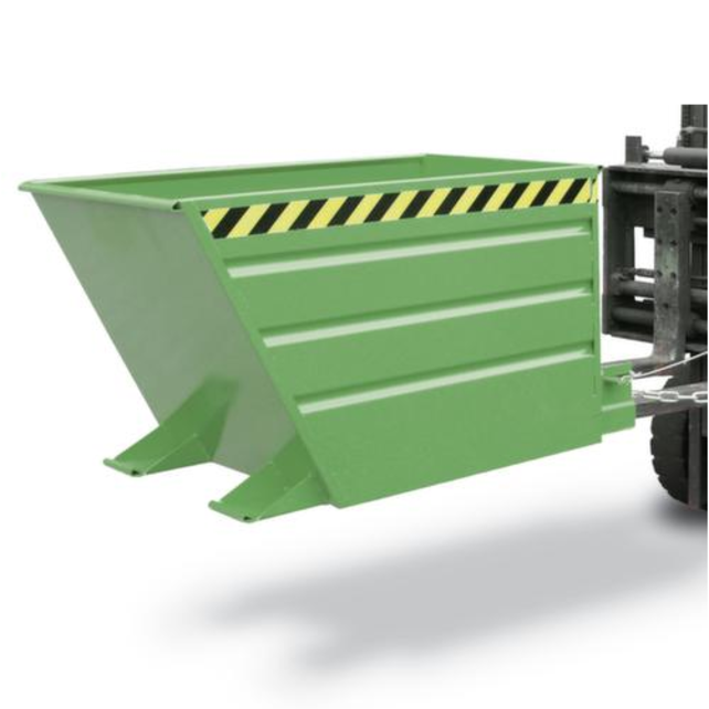 Spänebehälter 700L Kippbehälter VG-Modell für Gabelstapler