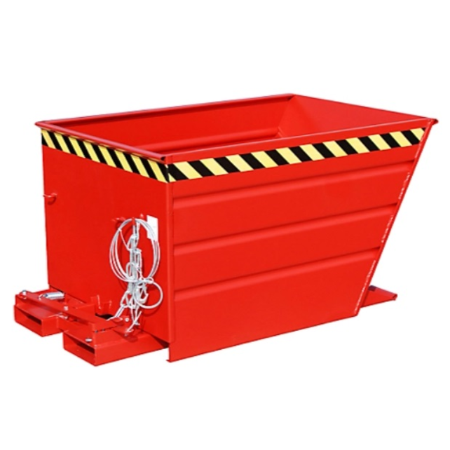Spänebehälter 550L Kippbehälter VG-Modell für Gabelstapler