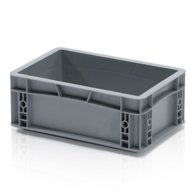 Plastic Kratten 30x20x12 cm geen handvaten Stapelbak Eurobox