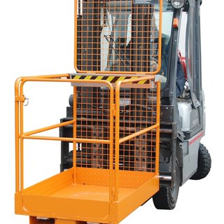 Access Safety Working Platform 1295x810x1885mm for forklift 300Kg TÜV