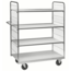 SalesBridges Order Picking Etagewagen Magazijnwagen Rolcontainer 4 planken verzinkt 1790 x 650 x 1695mm