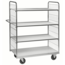 SalesBridges Order Picking Shelf Trolley Roll container 4 shelves zinced 1390x650x1695mm