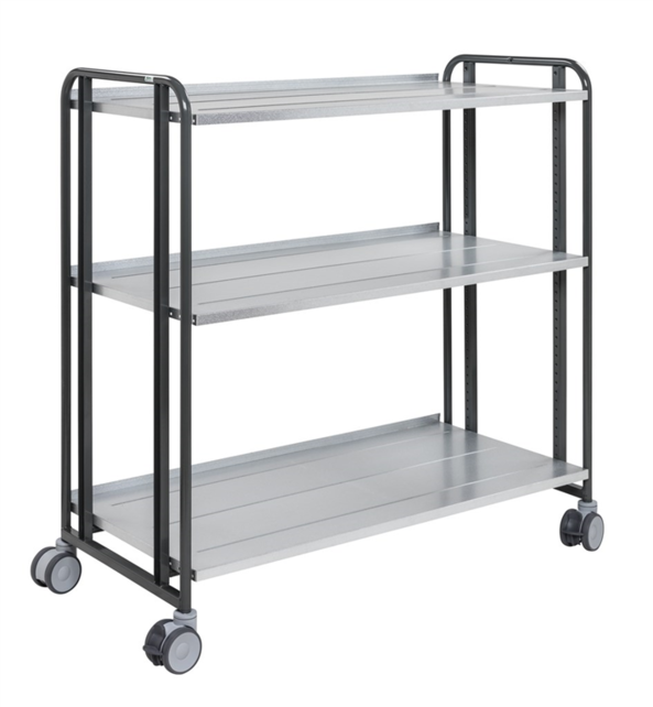Kommissionier-Etagenwagen 1277 × 638 × 1300 mm, Tragkraft 250 kg