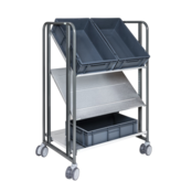 Kommissionier-Etagenwagen 877 × 638 × 1300 mm, Tragkraft 250 kg