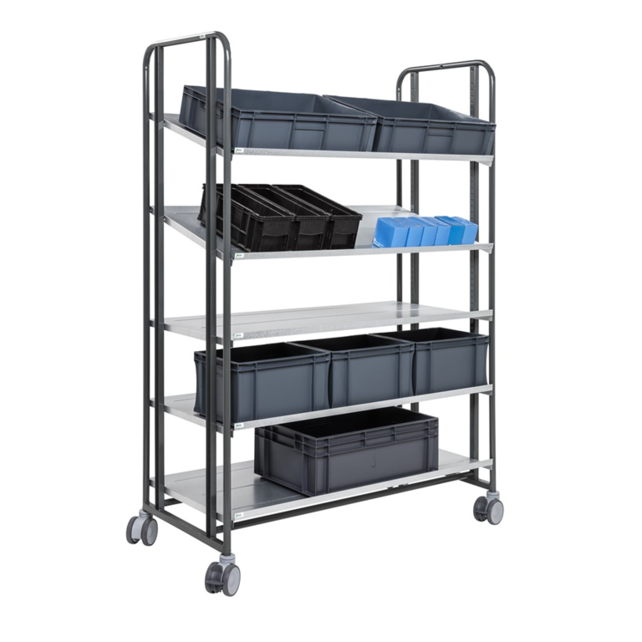 Order Picking Etagewagen Magazijnwagen Rolcontainer e-commerce 1277 x 638 x 1850mm Order Picking Etagewagen Magazijnwagen Rolcontainer e-commerce 1277 x 638 x 1850mm