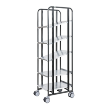 Chariot pour préparation de commandes pour magasin e-commerce étagères 477x638x1850mm