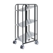 Kommissionierwagen mit Regalböden 477 × 638 × 1300 mm, Tragkraft 250 kg