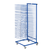 Droogtrolley Droogrek metaal blau 460 x 500 x 1200 mm