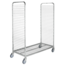 SalesBridges Chariot pour préparation de commandes pour magasin e-commerce 2 étagères zincé 1300x625x1710mm