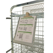 Chariot pour préparation de commandes pour magasin e-commerce 2 étagères zincé 1300x625x1710mm