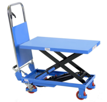 Lifting table 150Kg to 1500kg Scissor lift trolley on wheels 750 to 1000mm