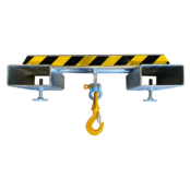 Hijsjuk met Draailasthaak 3000 kg voor heftruck