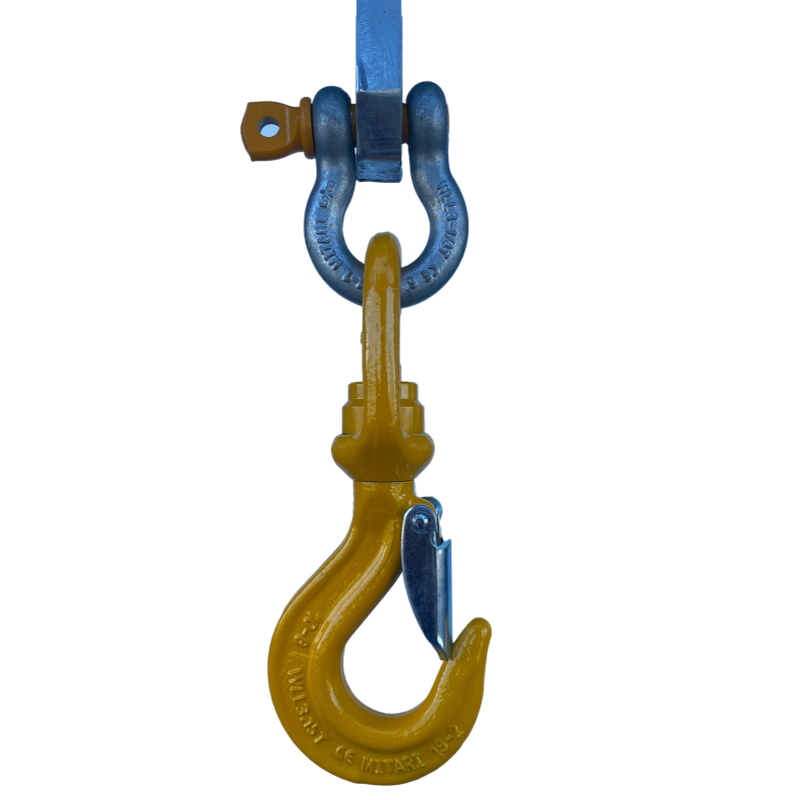 Crochet de Treuil D'élingue des Yeux Métalliques avec Loquet de Sécurité de  Chape pour Treuil de Levage de Levage 475 - Cdiscount Bricolage