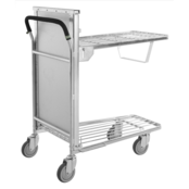 Chariot d'entrepôt 96x52x103cm avec étagère ajustable Automatique Chariot d'entrepôt 96x52x103cm avec étagère ajustable Automatique