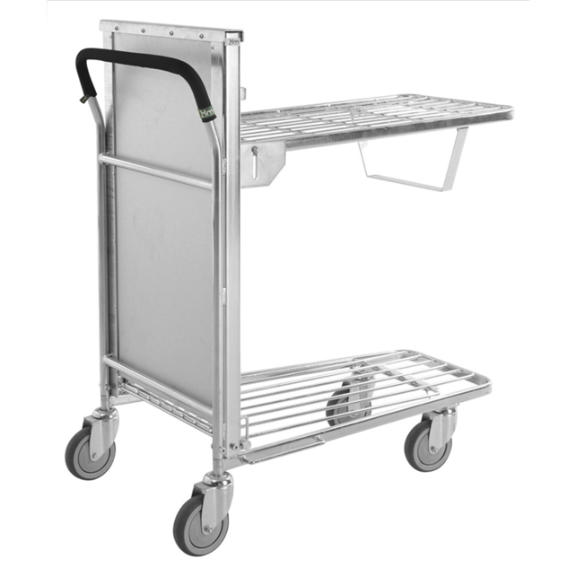 Chariot d'entrepôt 96x52x103cm avec étagère ajustable Automatique Chariot d'entrepôt 96x52x103cm avec étagère ajustable Automatique