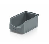 Magazijnbak Kunststof C PP 35x21.3x15cm Grijs Plastic Gripbakken Magazijnbak Kunststof C PP 35x21.3x15cm Grijs Plastic Gripbakken