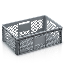 Eurokrat Geperforeerd 60x40x22 cm Stapelbak kratten