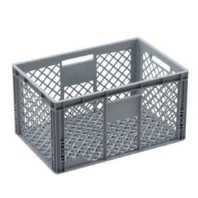 Eurokrat Geperforeerd 60x40x32 cm Kunststof Bakken