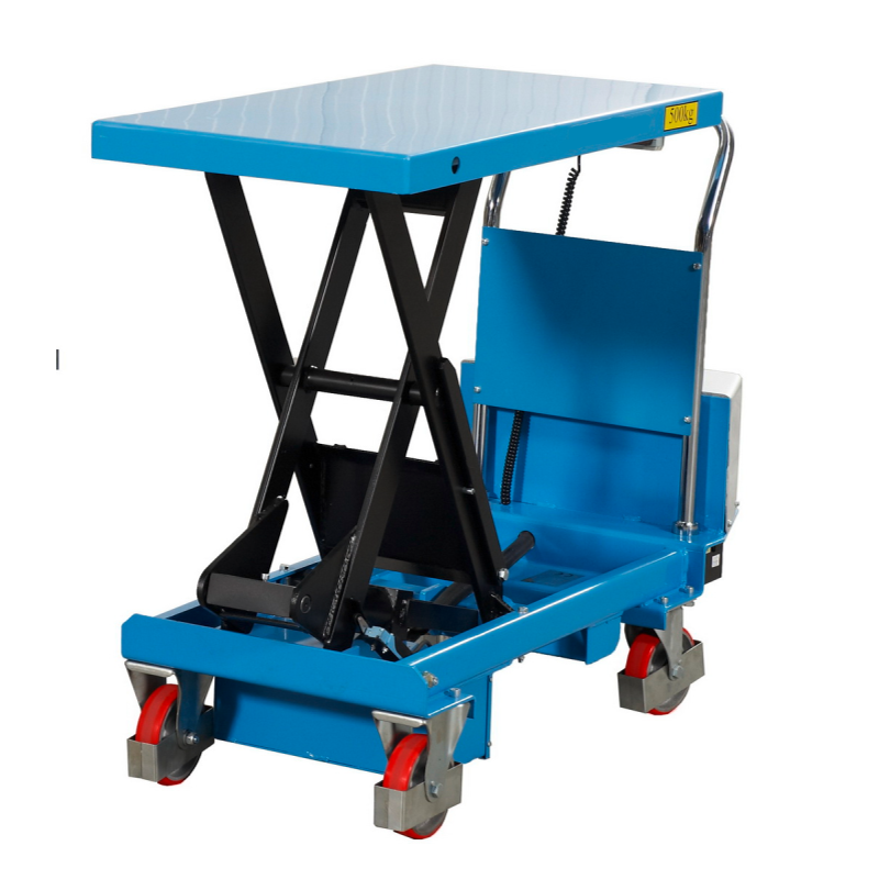 Lift table trolley 500Kg Electric lifting up to 1150mm mobile on wheel