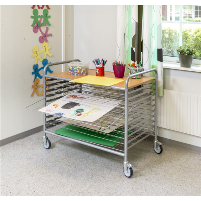 Chariot de séchage disponible en 3 modèles 955x600x1120mm Chariot de séchage disponible en 3 modèles 955x600x1120mm