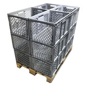 EURO crate perforated 60x40x27