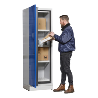 Lithium-ion Accukast Schrank für Accu Oplaadkast 1 Deur 60x207cm - 90 minutes