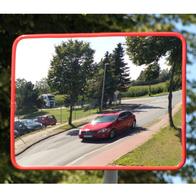 Traffic Mirror acrylic 60x80 cm, outdoor and indoor