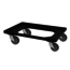SalesBridges Transport trolley 4 steering wheels black