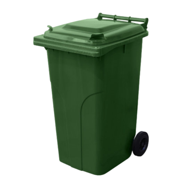 Plastic Rollcontainers Dustbins on Wheels 240L Groen