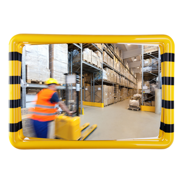 Miroir industrie Check point pour salle de production ou entrepot Miroir industrie Check point pour salle de production ou entrepot