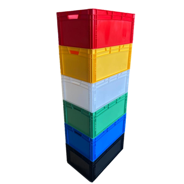 Bac de rangement  60x40x27 cm en plastique blanche