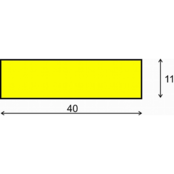 Edge protection Clip-On PU Foam Yellow/Black Corner protection Type D