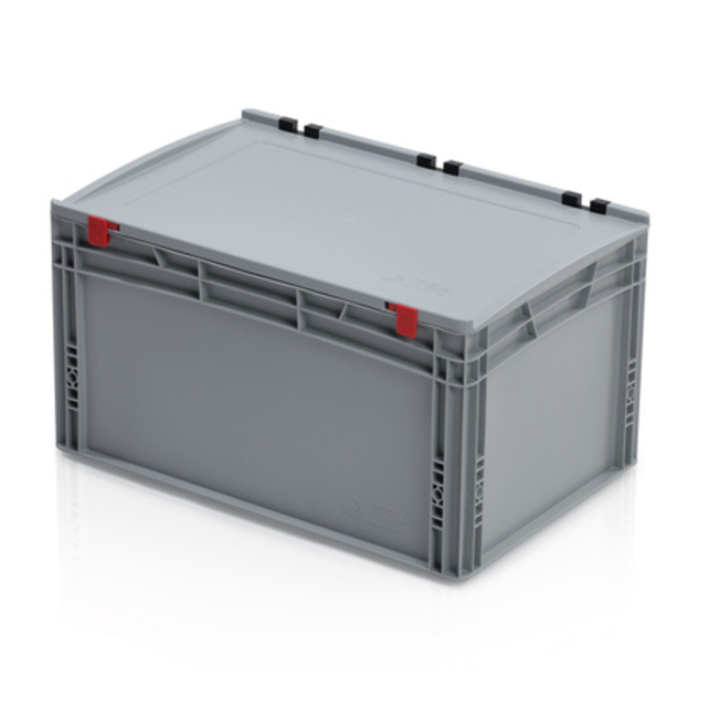 EURO crate 60x40x33,5 with lid closed handle