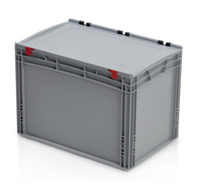 EURO crate 60x40x43,5 with lid closed handle