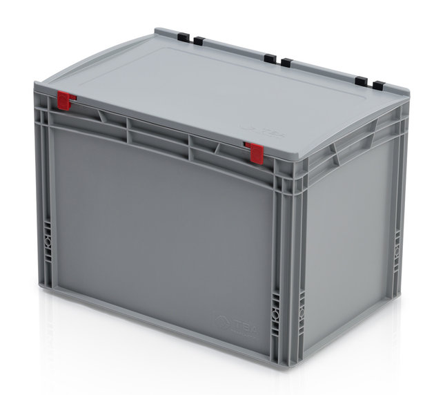 EURO crate 60x40x43,5 with lid closed handle