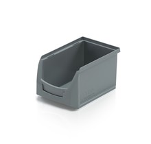 Storage bin Plastic B PP 23x15x12.5cm  Grey