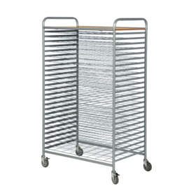 Droogtrolley met 25 Planken 950x600x1640mm  Droogrek